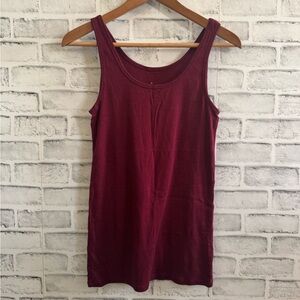 A new day long and lean tank top (cranberry, large)